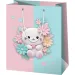 Borsa regalo grande con motivo di orsetto carino 26x13x33cm