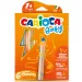 Carioca: set di 6 pastelli a cera per bambini 3 in 1