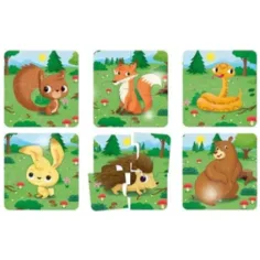 Carotina Baby: Puzzle degli animali della foresta immagine 2