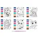 Casa delle bambole Gabi – Dipingi con acqua! Set creativo di pittura a 6 pagine con pennello immagine 2