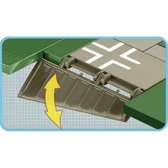 COBI: Gioco di costruzione aereo Messerschmitt Me 262 A-1a (5721) immagine 4