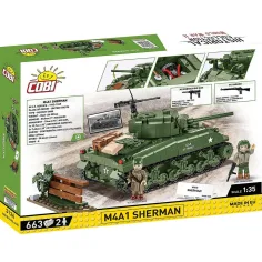 COBI: Gioco di costruzione carro armato M4A1 Sherman (3126) immagine 7