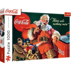 Coca-Cola Babbo Natale puzzle premium plus da 1000 pezzi - Trefl