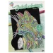 Coloring book in felt with 4 animal pages immagine 1
