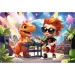 Connect Joe puzzle da 70 pezzi con figura e 6 mattoncini - Trefl immagine 2