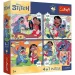 Disney Lilo & Stitch - 4 x 88 pezzi Premium Plus Kids puzzle - Trefl immagine 1