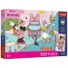 Disney Minnie Mouse Avventura Rosa Puzzle 100 pezzi con poster - Trefl