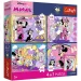 Disney Minnie Mouse - puzzle Premium Plus Kids 4 x 88 pezzi - Trefl immagine 1