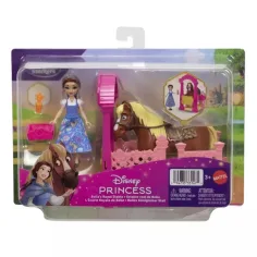 Disney Principesse: Mini Belle principessa maneggio reale - Mattel immagine 1