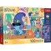 Disney Stitch Giorni di Spiaggia Puzzle da 100 pezzi con Poster - Trefl