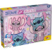 Disney Stitch puzzle e libro da colorare 2 in 1 da 250 pezzi 50x35 cm - Lisciani