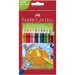 Faber-Castell: Set di matite colorate triangolari Jumbo da 12 pezzi