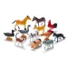 Faunica: Set di figure di animali da fattoria da 12 pezzi - Woodyland immagine 2