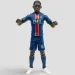 Figura d'azione calciatore, 20 cm - PSG, maglia numero 10 di Dembélé immagine 2