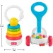 Fisher-Price: set di sonagli colorati da 2 pezzi per bambini - Mattel immagine 3
