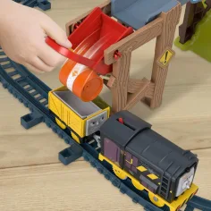 Fisher-Price: Thomas e i suoi amici Diesel Lift & Load set ferroviario da costruzione con treno motorizzato - Mattel immagine 3
