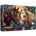 Flamingo puzzle con fiori 400 pezzi - Trefl