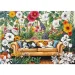 Gatti nel giardino fiorito – puzzle creativo da 500 pezzi – Trefl immagine 2