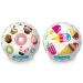 Palla di gomma BioBall 23cm con gelati e ciambelle