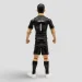 Giocatore di calcio azione figura, 20 cm - Belgio, Courtois con maglia numero 1 immagine 3
