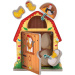 Gioco educativo in legno Montessori famiglia di galline di campagna - Lisciani