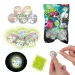 Glow N Fun pallone di gomma rimbalzante luminoso al buio set da 5 pezzi