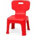 Grande sedia per bambini di colore rosso