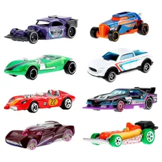Hot Wheels: Let's Race set di 8 macchinine 1/64 - Mattel