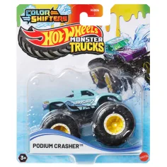 Hot Wheels Monster Trucks: Macchinina Cambia Colore - Podium Crasher - Mattel