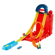 Hot Wheels Track Builder Tanica di benzina set di piste - Mattel immagine 2