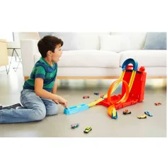 Hot Wheels Track Builder Tanica di benzina set di piste - Mattel immagine 3