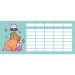 ICO: Lizzysuli Lollipop Capybara con motivo, orario a un piano, doppia faccia