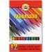 ICO: Progresso matita pastello 12pz Koh-I-Noor