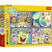 Il mondo straordinario di SpongeBob puzzle 4x250 pezzi - Trefl
