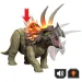 Jurassic World: Dinosauro attaccante Triceratopo con suono e luce – Mattel immagine 3