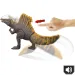 Jurassic World: Rinascita Tail Thrasher Spinosaurus figura di dinosauro colossale - Mattel immagine 2