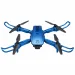 KOO: Kotaro 079 drone pieghevole blu con doppia camera e illuminazione LED immagine 2
