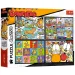 Le avventure di Garfield puzzle 4x250 pezzi - Trefl immagine 1