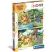 Le avventure di Winnie the Pooh puzzle Supercolor 2x60 pezzi - Clementoni