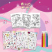 Libro da colorare Hello Kitty con adesivi - Lisciani