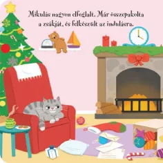 Libro per bambini con pupazzo di Natale immagine 2