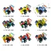 Luna: Auto da corsa Formula colorata in scatola trasparente in diverse varianti 1pz immagine 2