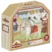 Luna: Gioco del Ranch dei Cavalli cavallo bianco con recinzione e accessori set di gioco 18 pezzi immagine 1