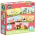 Luna: Il mio primo puzzle – Mamme animali e i loro cuccioli 10x2 pezzi gioco educativo immagine 1