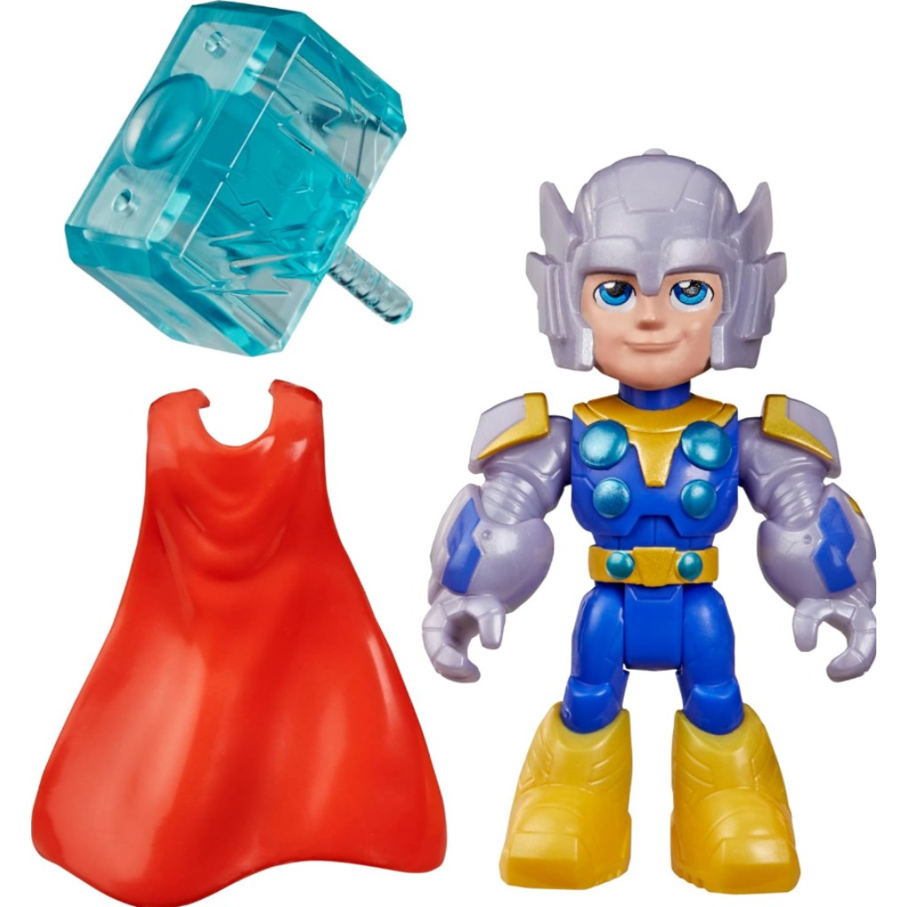 Marvel Iron Man e i suoi fantastici amici: figura di Thor con accessori - Hasbro immagine 2