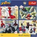Marvel Spider-Man - puzzle Premium Plus Kids 4 x 88 pezzi - Trefl immagine 2
