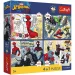 Marvel Spider-Man - puzzle Premium Plus Kids 4 x 88 pezzi - Trefl immagine 1