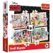 Minnie Mouse e i suoi amici puzzle 12,15,20,24 pezzi 4 in 1 - Trefl immagine 1