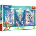 Mondo fiabesco colorato – puzzle da 3 x 50 pezzi con unicorno, sirena e drago – Trefl immagine 1