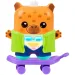 Nano-mals: Figura interattiva elettronica di capibara Gabbybara – Hasbro immagine 2